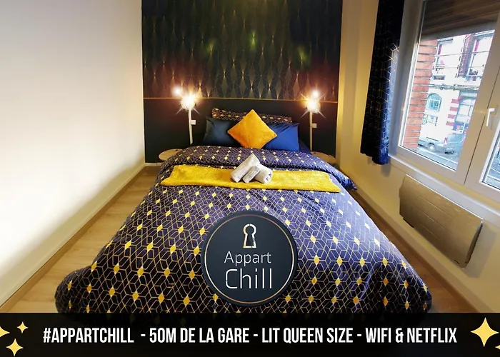 Appart Chill & Work - 50M Gare De Valenciennes