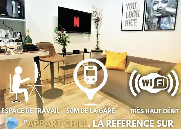 Appart Chill&Work - 50m Gare de Valenciennes